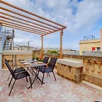 Traditional Maltese Townhouse, Roof Terrace And Views